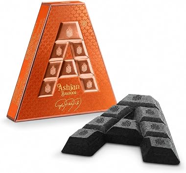 Ashjan Oudh Bakhoor   40g By Spirit of Dubai Luxury Incense Brick   Fruity Floral Gourmand Fragrance   Single Pack for Meditation, Prayer & Home Ambiance