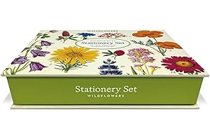 CAVALLINI PAPERS & CO WILDFLOWERS STATIONERY SET - Stationery Set for Writing & Drawing