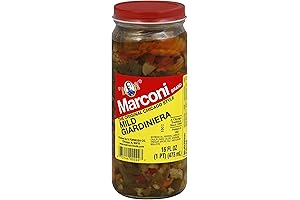 Mild Marconi Sharp Giardiniera, delivered with a bit of spicy kick, 16 oz