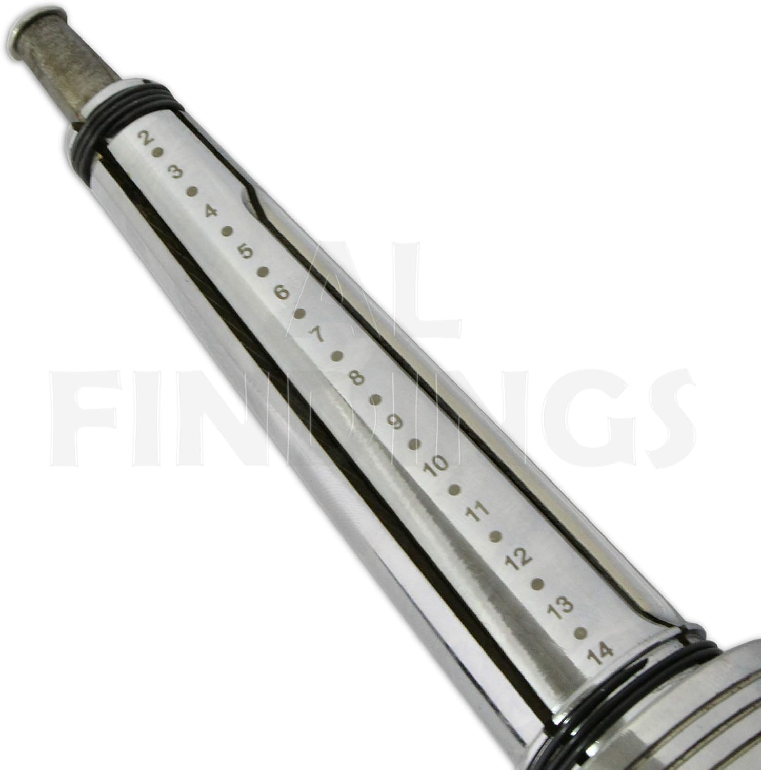 Ring Stretcher (Wooden Box) : Sizing Enlarger Jewellers Metal Mandrel Shank Hand Operate Tool (1100)