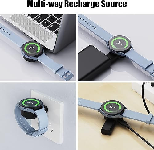 Miniatura 9 de Cargador portátil para Galaxy Watch 7, Cargador de viaje USB y USB C compatible con Galaxy Watch Ultra766 Classic5 Pro, Base de carga magnética