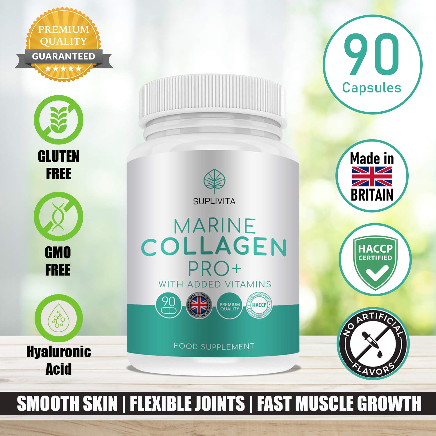 Suplivita Marine Collagen PRO+ Health Supplement Hyaluronic Acid