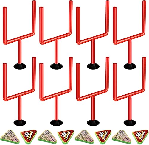 Chuangdi 16 piezas de juegos de fútbol para niños, mini juegos deportivos de mesa con postes y pelotas de fútbol de plástico para interiores, juegos