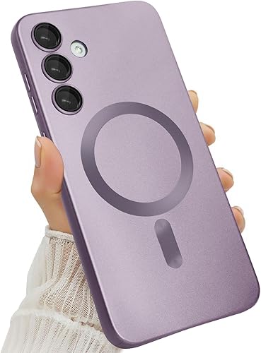 Miniatura 22 de Funda Magnética para Samsung Galaxy S25 Plus para Mujeres Hombres Niñas [Compatible con MagSafe] [Protector de Lente de Cámara] Mate Bonita Delgada