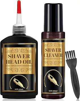 Razor Cleaner, Shaver Oil,120ml Clipper Oil and 100ml Cleaner