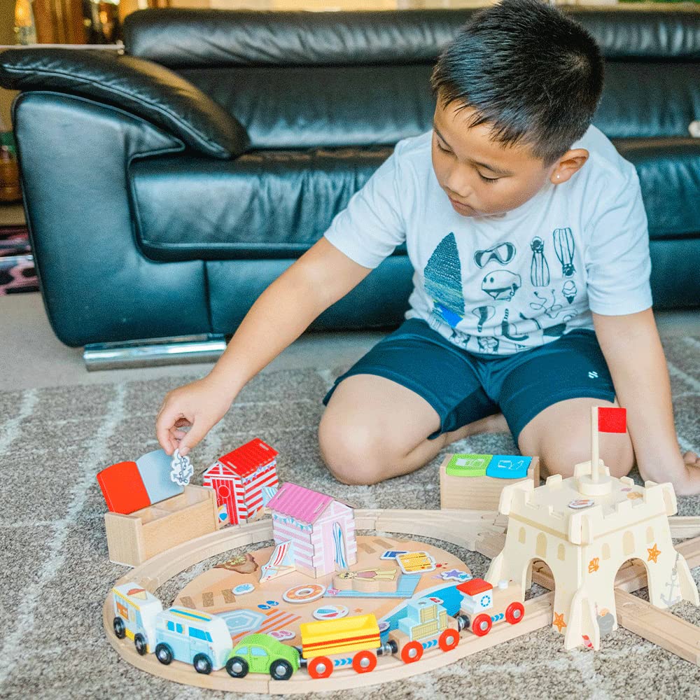 Bigjigs Rail Set di Treni Pulito costiero