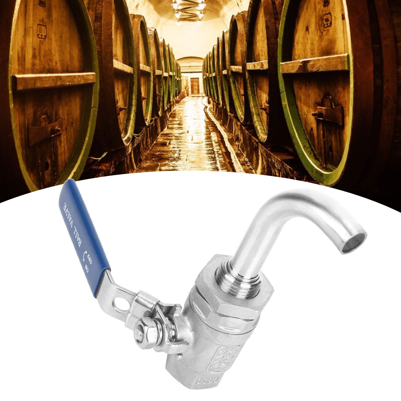 Zestaw Zaworów Kulowych NPT 1/2in 304 Ze Stali Nierdzewnej, Zestaw Zaworów Kulowych Homebrew, Bezspawowy Zawór Kulowy Armatura Akcesoria Do Domowego Parzenia Do Czajnika Domowego