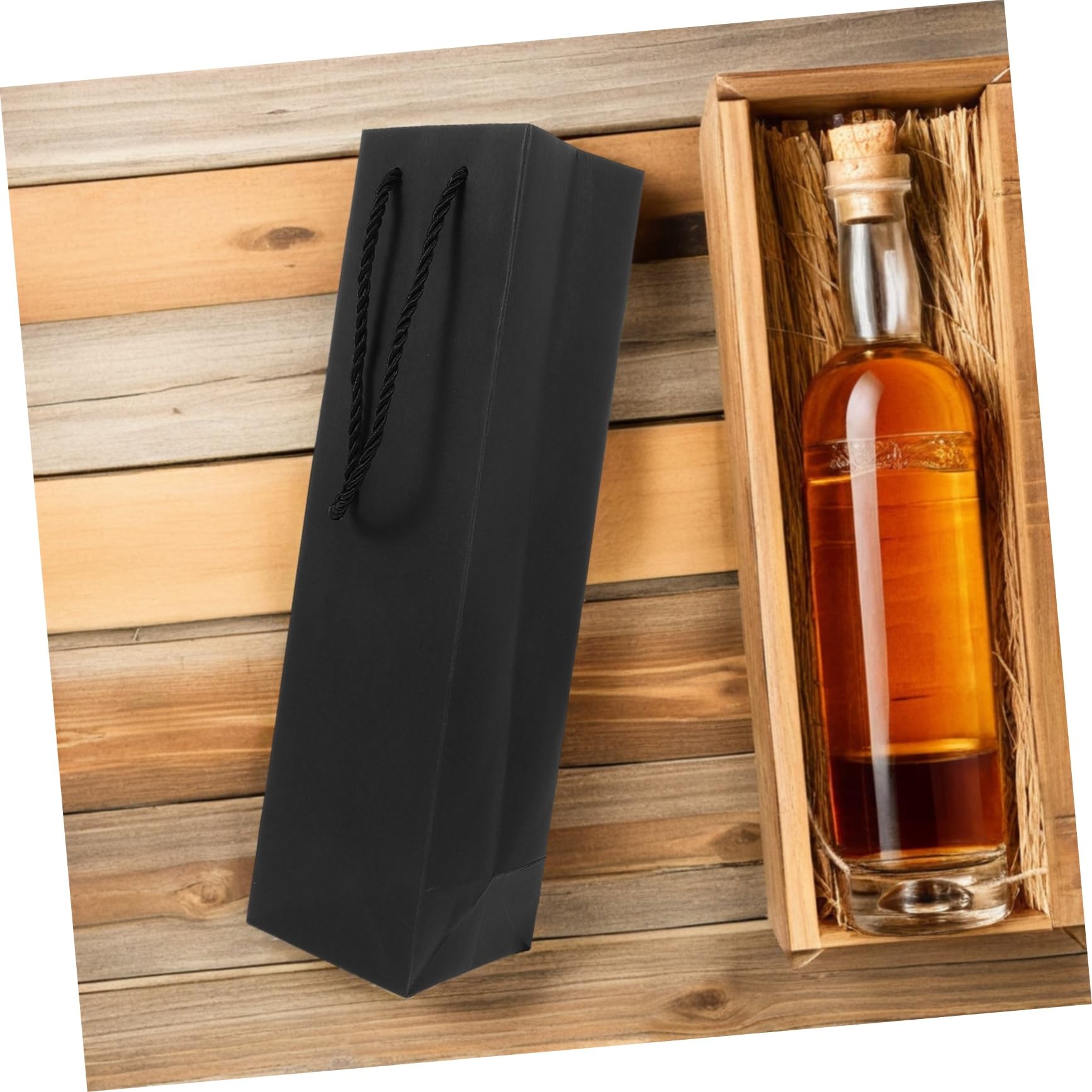 20 Bolsas De para con Asa, Reutilizables, Kraft, para Llevar Botellas Individuales, para Bodas, Y Fiestas.