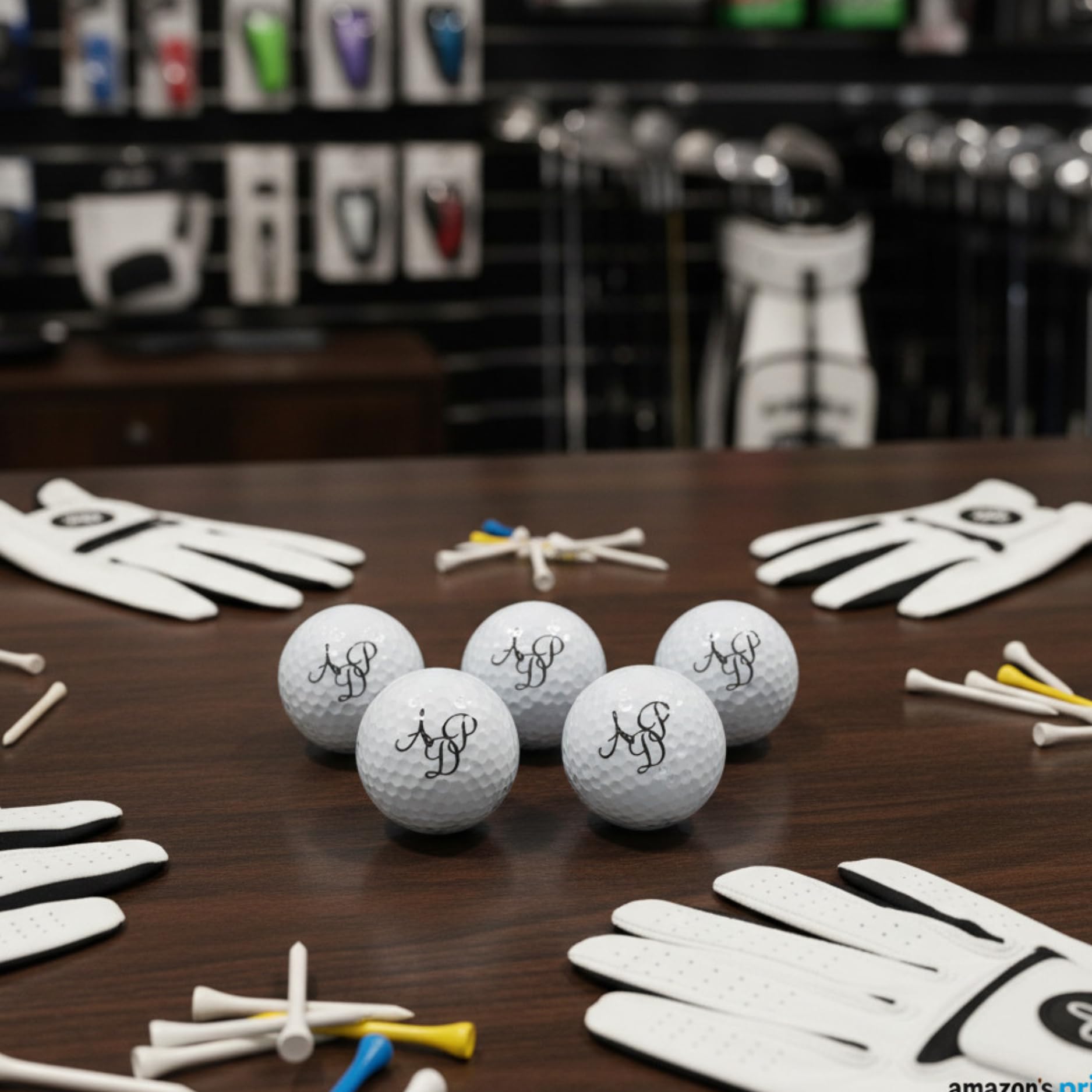 Golfball mit Gravur Initialen für Golfspieler/in Lasergravur Dein Text personalisiert Golfsport Wunschtext Personalisieren 3, 6 oder 10 Wilson Ultra Golfbälle