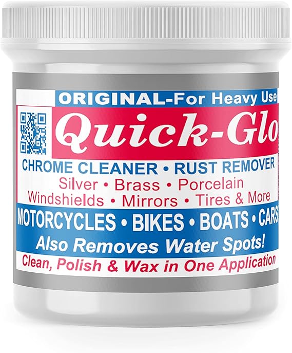 QuickGlo Original, 8 oz Chrome Cleaner & Rust Remover, Featured on