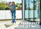 Nilfisk Nettoyeur de terrasse - Nettoyeur électrique pour terrasses en bois avec brosses rotatives et contrôle du débit d'eau (600 W) - 3