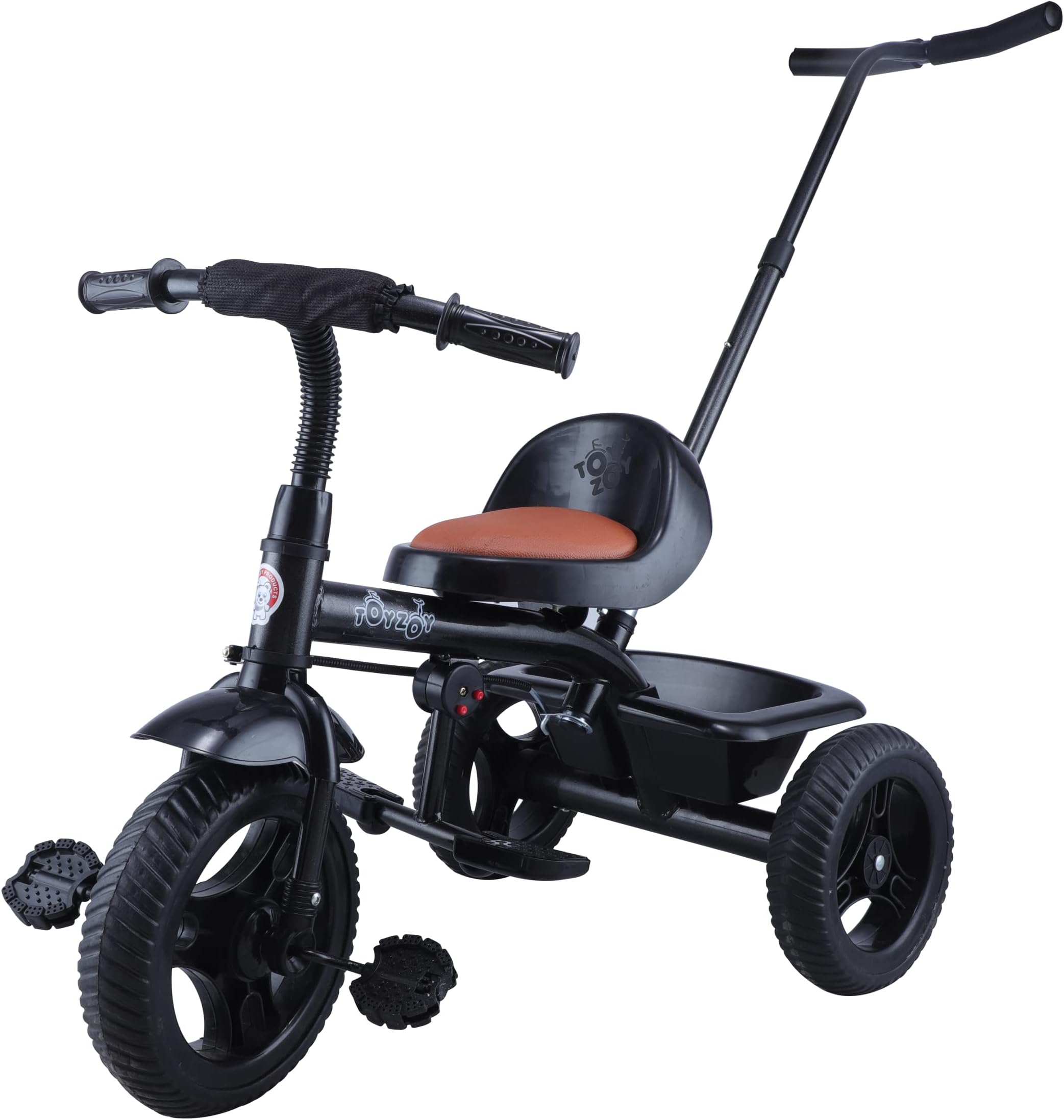 Toyzoy Mac-Puff Trikes | Tricycle for Kids | Boys | Girls | Age Group 2 to 5 Years, TZ-563 (Black)