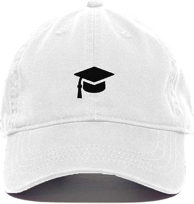 N A Graduation Cap Baseball Cap Embroidered Cotton Adjustable Dad Hat