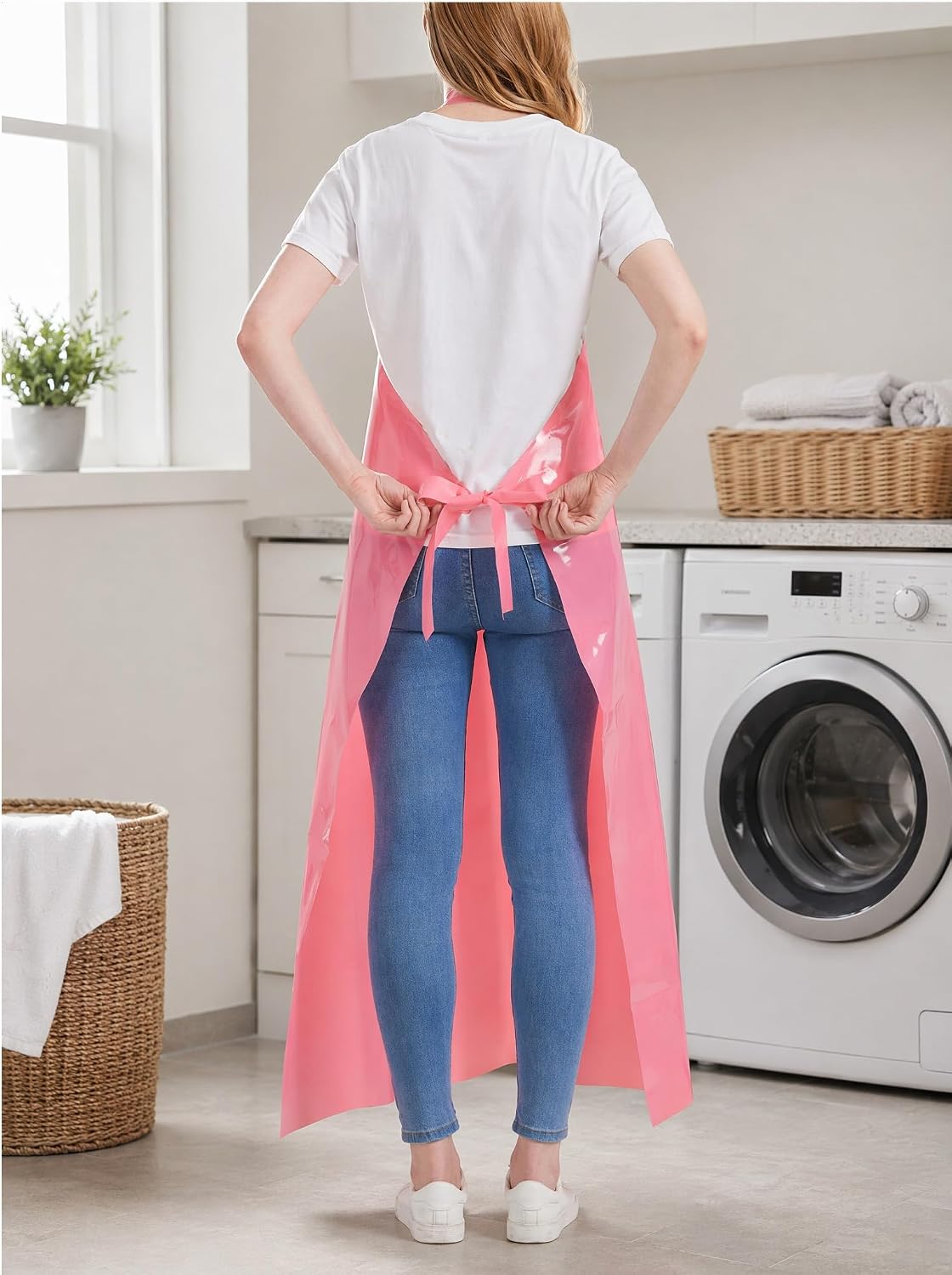 Molaxhome Waterproof Apron Chef Apron for Men Women for Kitchen Cooking DishWashing Cleaning Butcher Gardening Chemical Lab