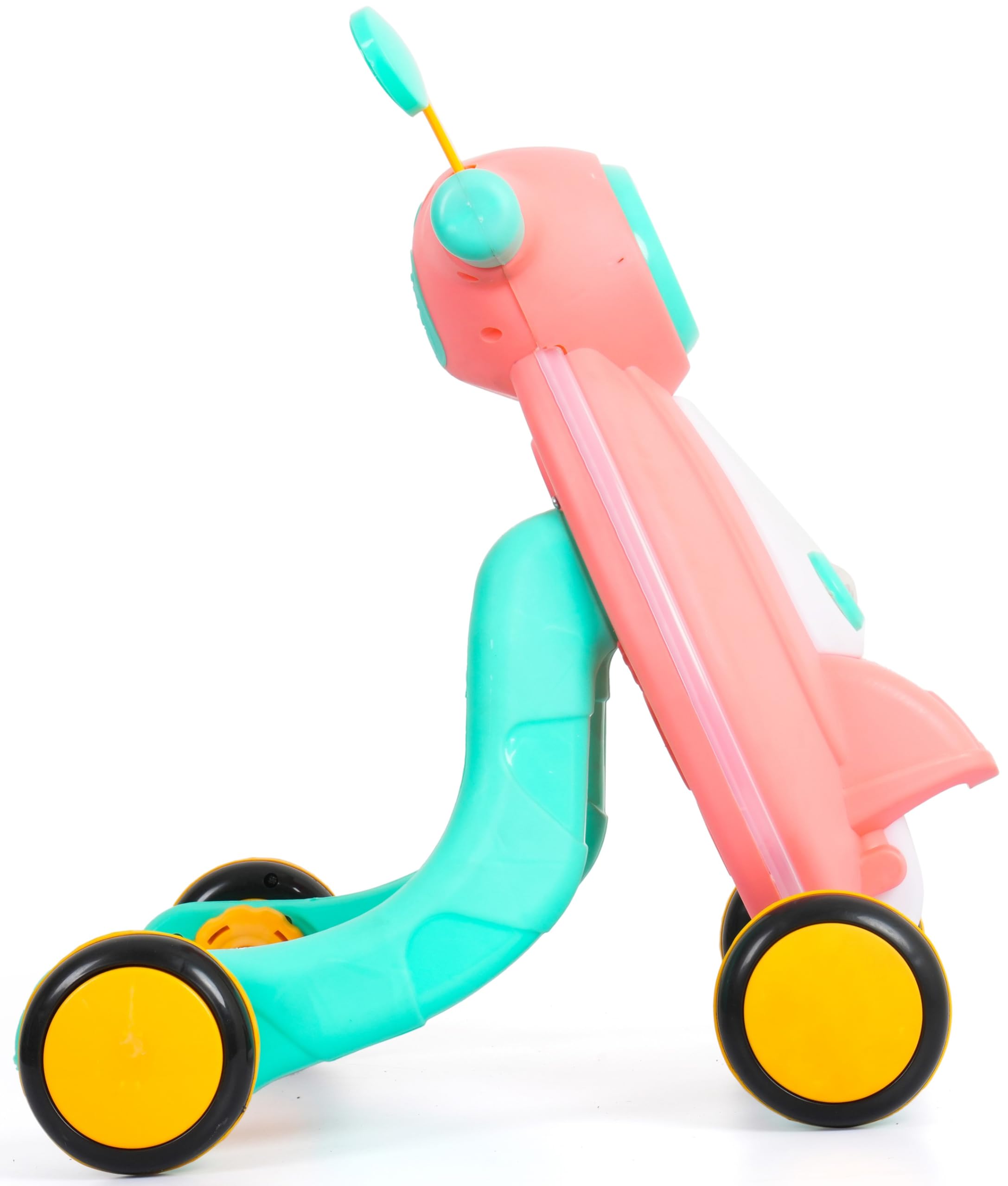 Goyal's Tiny Tracker Baby Walker Early Education Activity Center with Lights, Sounds and Ball Game, Baby Push Walker (Pink) - Image 9 thumbnail