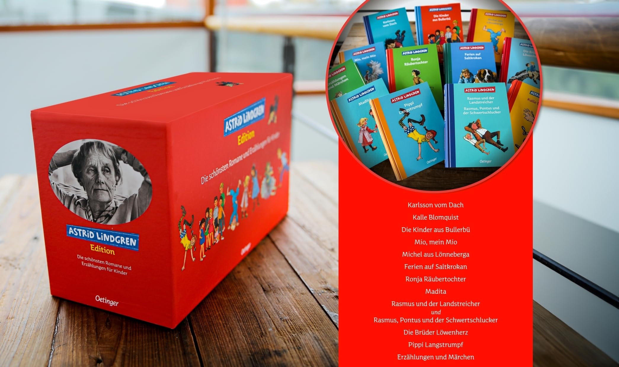Astrid-Lindgren-Edition. Die schönsten Romane und Erzählungen für Kinder: Sammlung im Schmuckschuber, ideal für junge Leser ab 8 Jahren