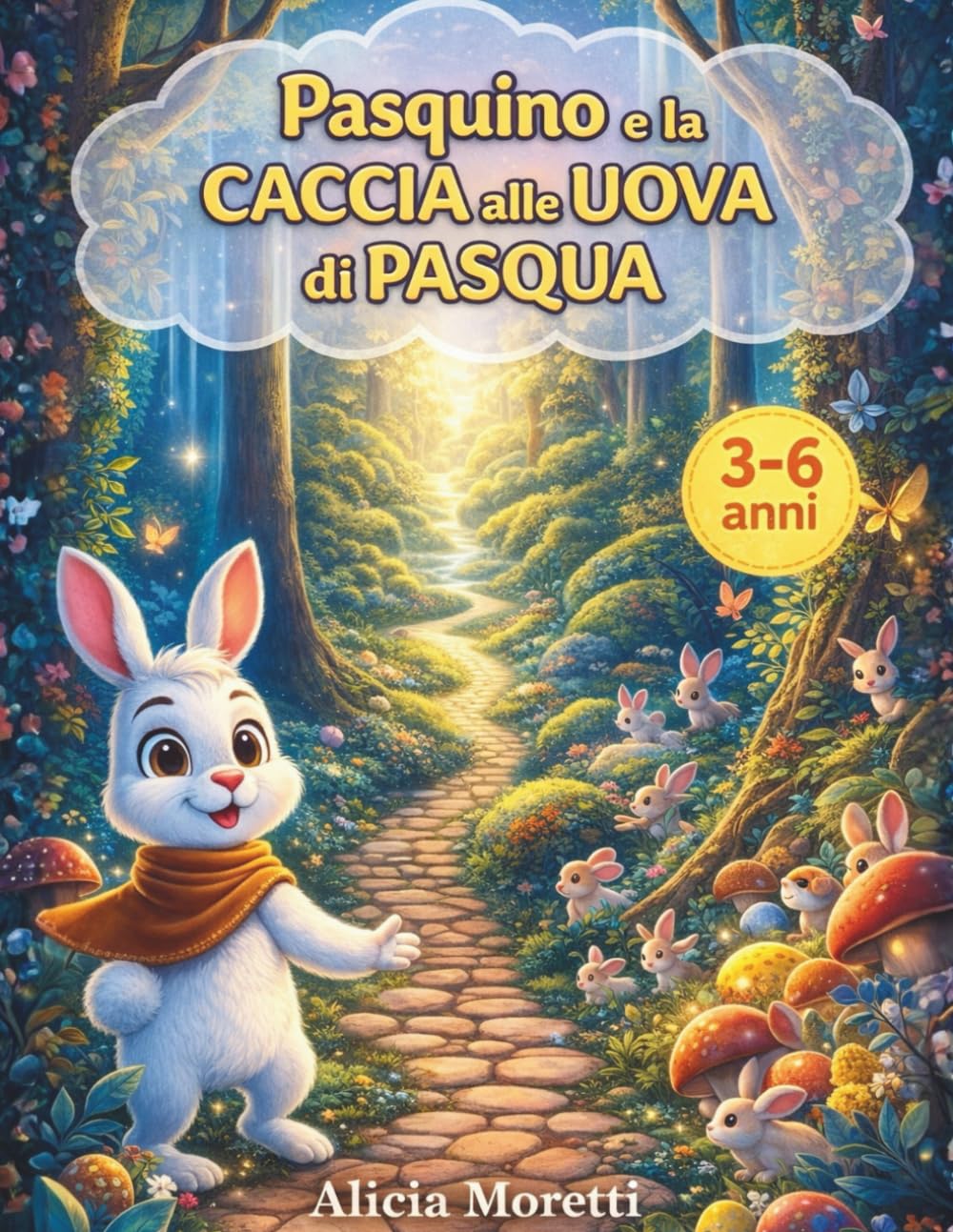 Pasquino e la Caccia alle Uova di Pasqua: Libro di Pasqua per bambini dai 3 ai 6 anni, una fiaba sulla caccia alle uova, ideale per imparare a condividere, collaborare e vivere la magia della Pasqua
