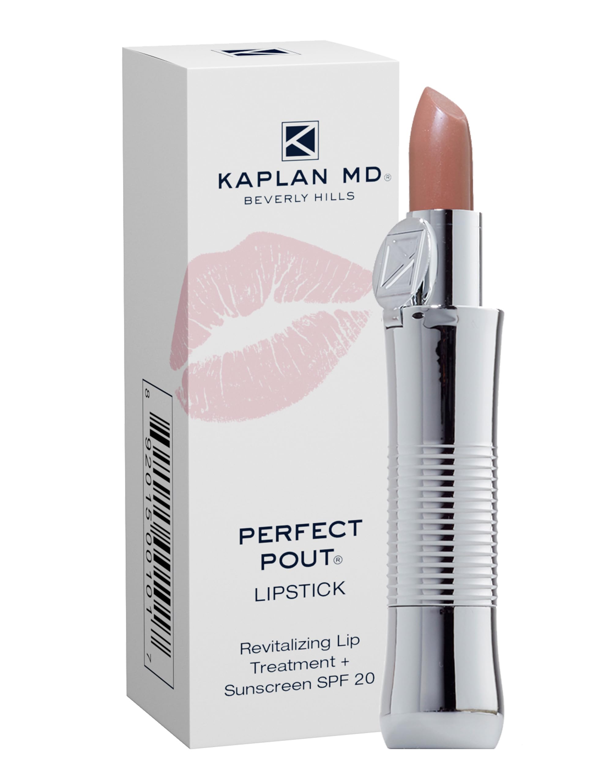 KAPLAN MD Perfect Pout Lipstick, Revitalizing Treatment + SPF 30 Sunscreen, 0.11 oz