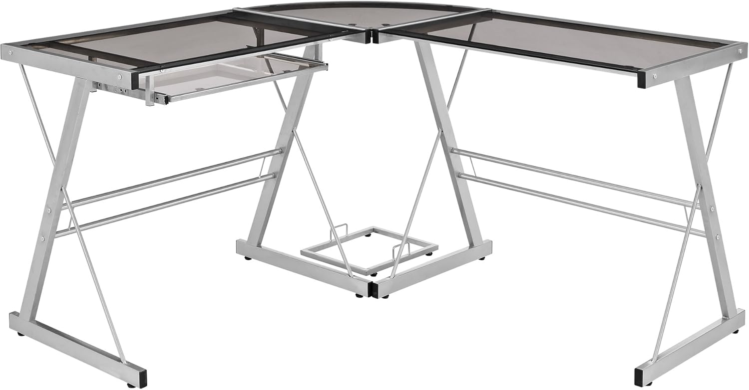 Escritorio de esquina Walker Edison, Soreno de 3 piezas