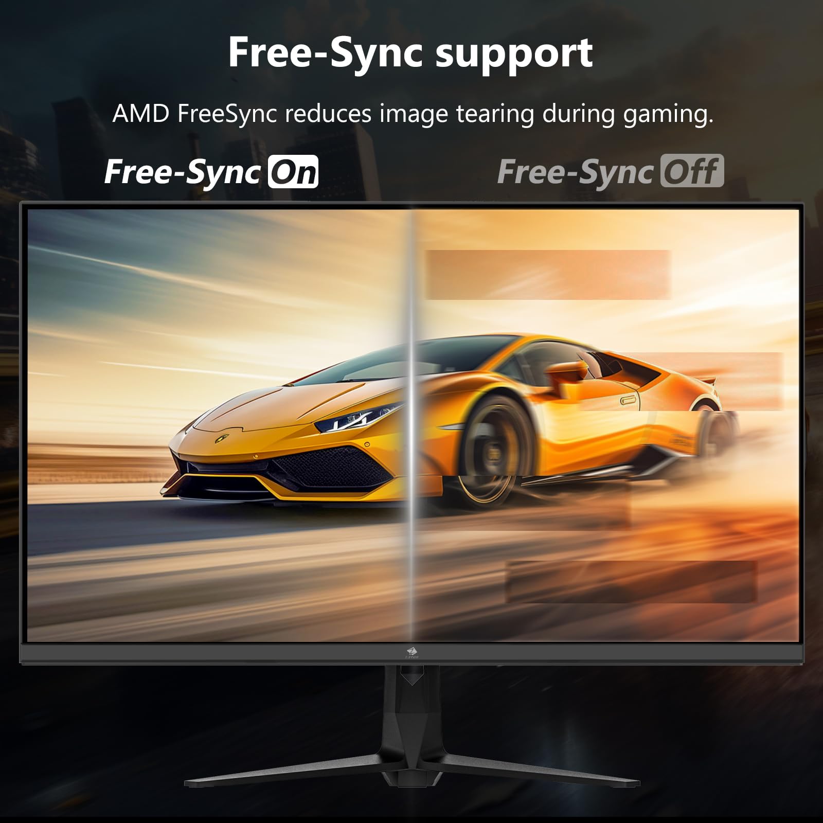 Z-Edge Gaming Monitor 27'' IPS QHD (2560 x 1440), 240 Hz (DP1.4×2), 1 ms, FreeSync, 16:9 LED monitor do gier, 144 Hz (HDMI2.0 × 2), regulowany nachylenie, 400 cd/m², VESA 100*100 mm (kabel DP w