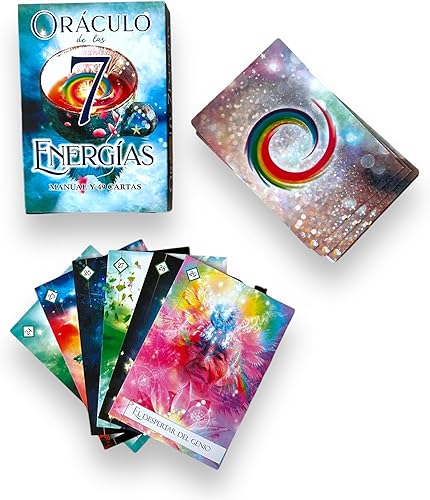 Miniatura 3 de Oráculo de las 7 Energias, Spanish Edition, Guia espiritual para explorar tus chakras, En español, Oraculo para principiantes y avanzados, Family