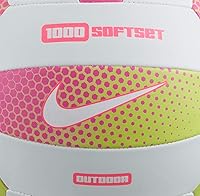 Vista 2 de Nike Softset 1000 Outdoor Voleibol 5 Rosa/Blanco
