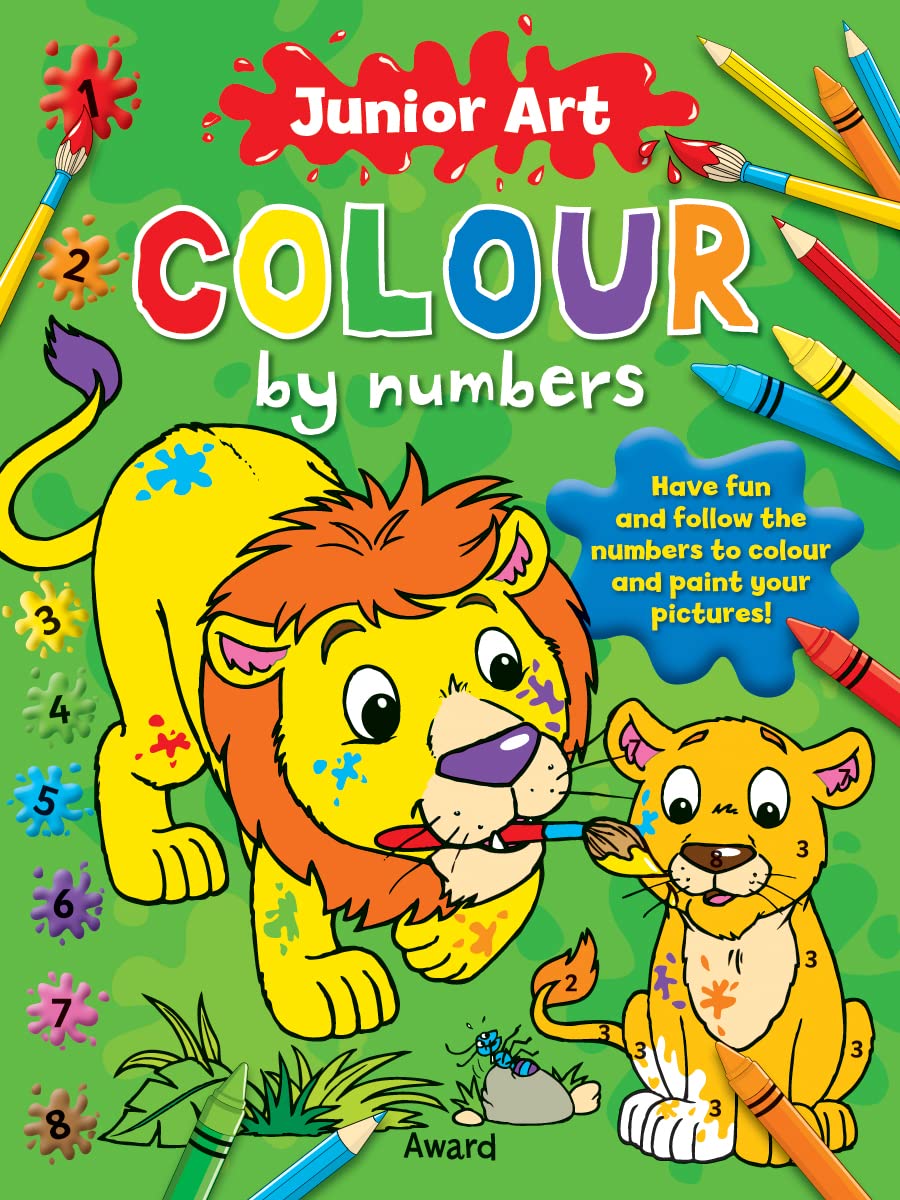 Lion Colour By Numbers (Junior Art) (Junior Art Colour By Numbers)