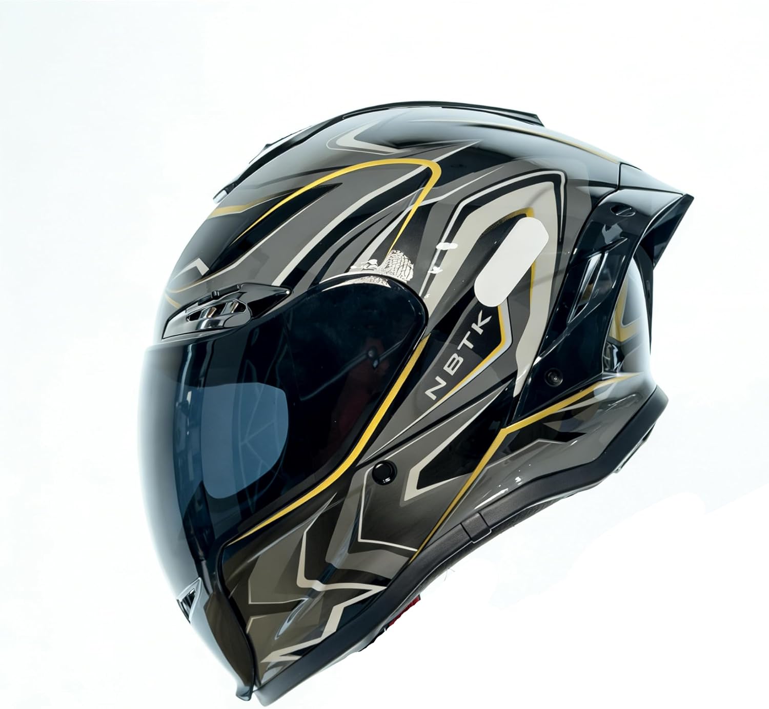 Adult Full Face Helmet, ABS + EPS Liner, Removable and Washable, 8 Vents, Includes Long and Short Visors, Unisex