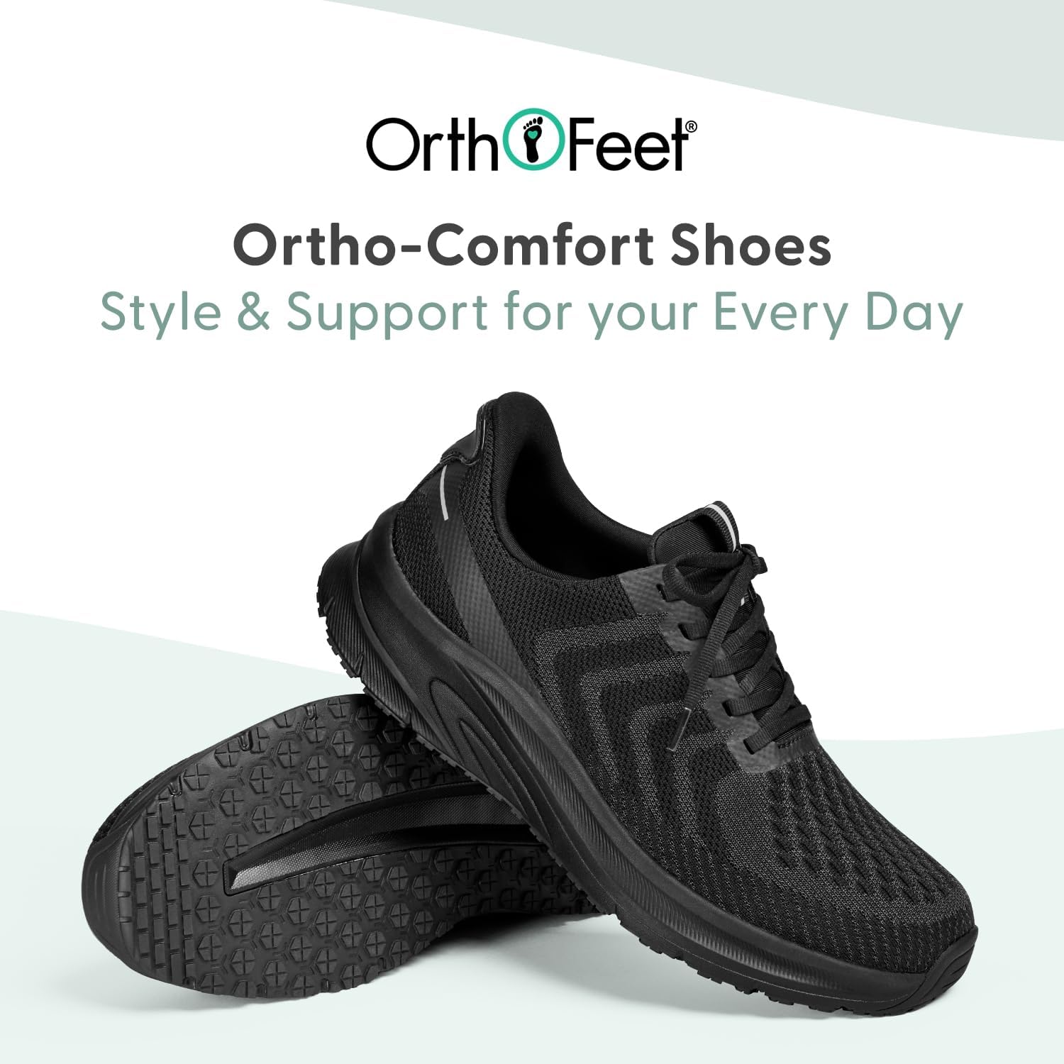 Orthofeet Men's Orthopedic Hands-Free Tilos Slip-On Sneakers - Image 6