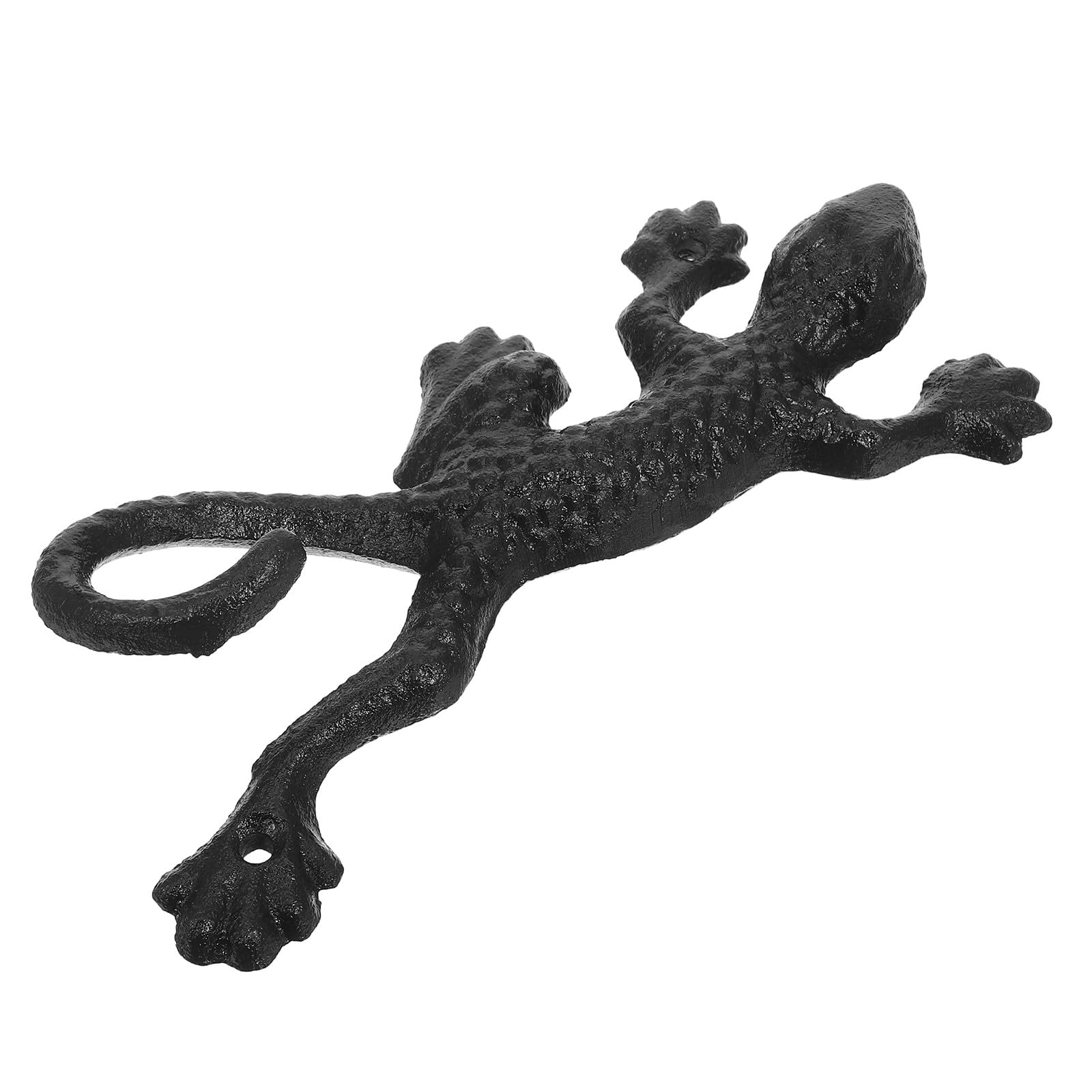 Crochets muraux en fonte de gecko support plantes et serviette extérieur