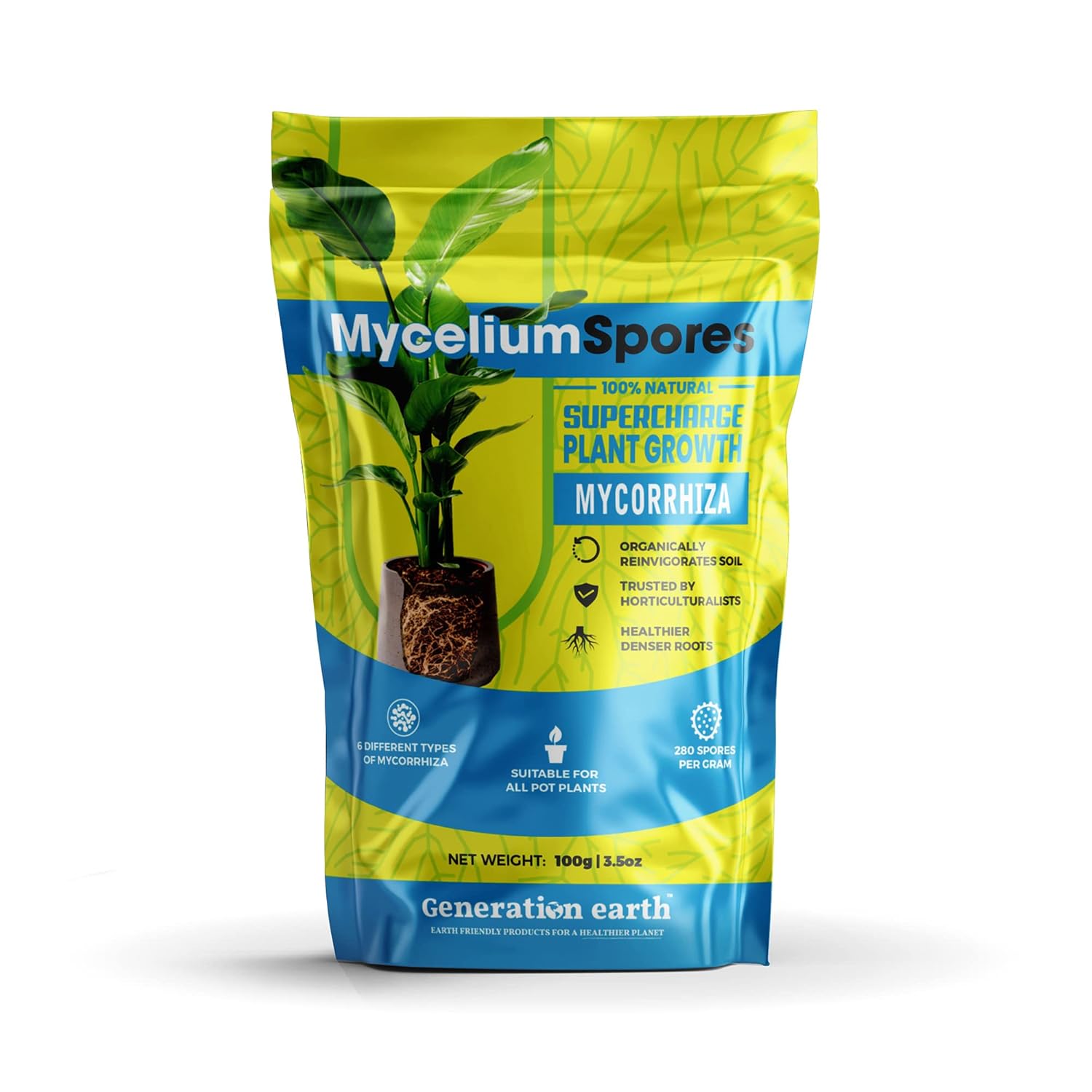 Generation earth Mycorrhizal Fungi 280 Fungal Spores from 6 Varieties