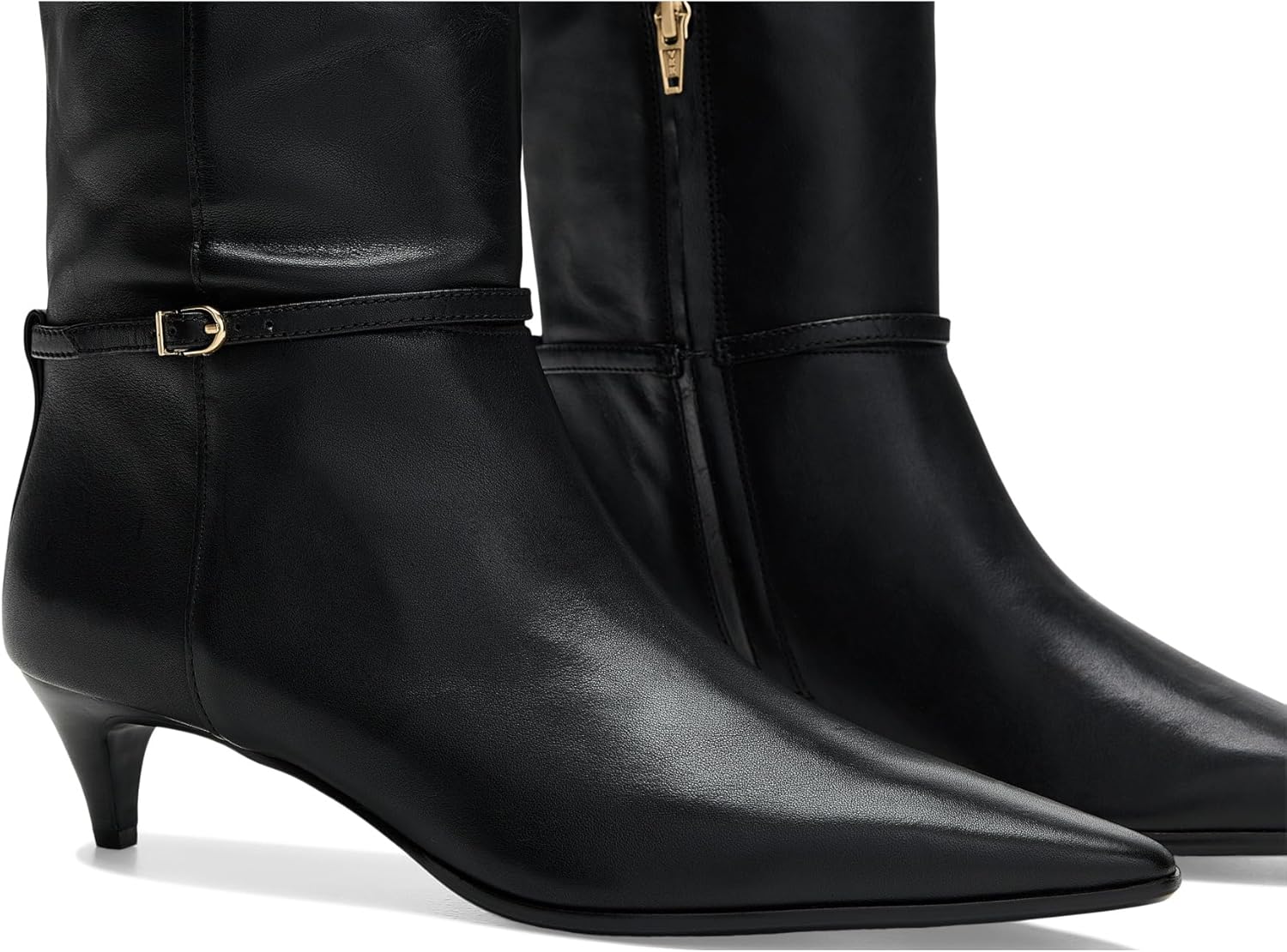 Madewell Women's Eliza Tall Buckle Boots True Black 10.5 Medium - Image 10