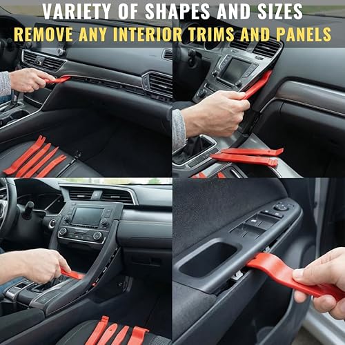 Vista 3 de Sunplustrade juego de panel de puerta para autos de 11 piezas con herramientas de remoción