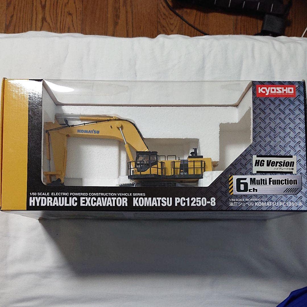 KYOSHO 油圧ショベル PC1250-8 Amazon.co.jp: 超希少 京商 新型クラッチ 建設機械 油圧ショベル