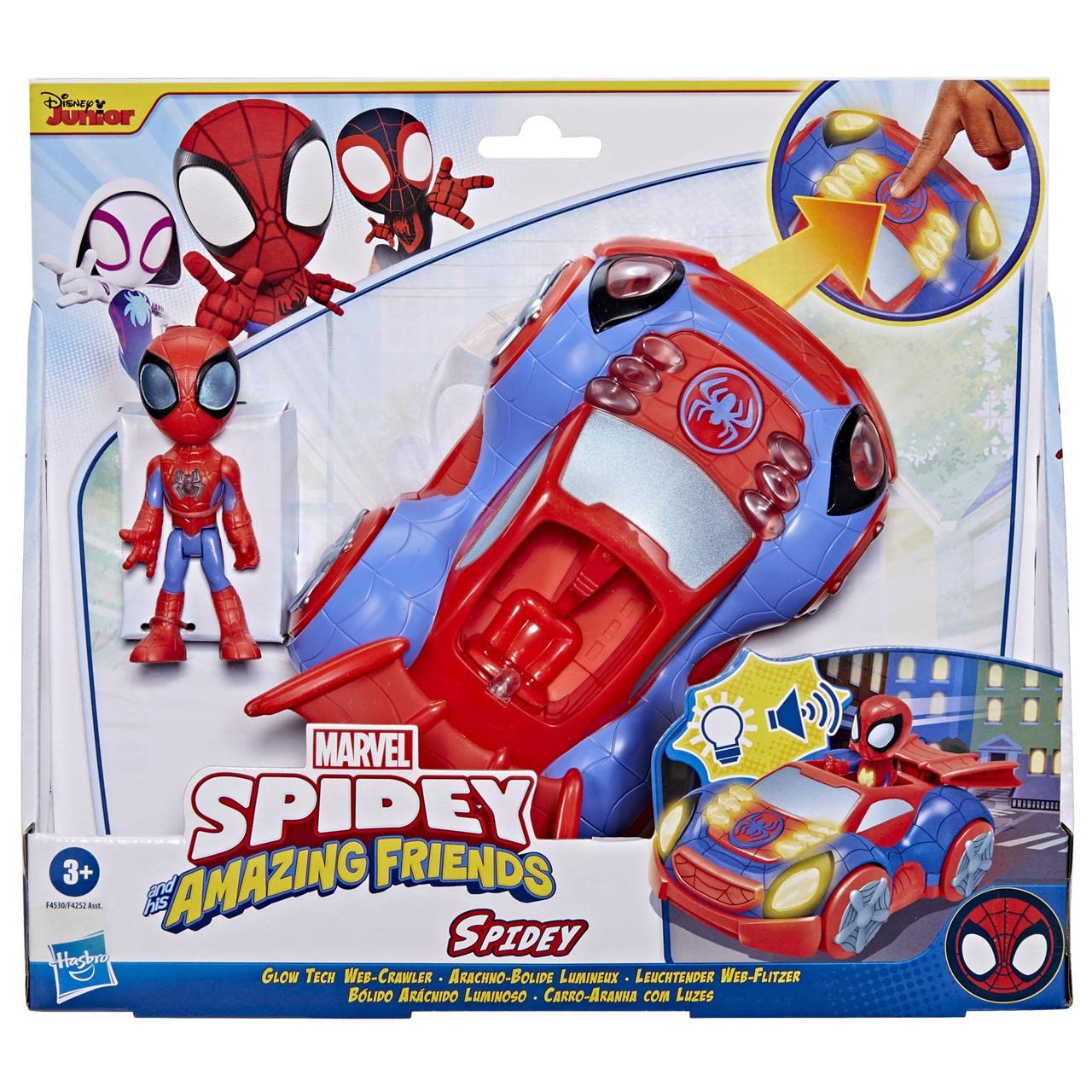 Hasbro Veicolo con mini personaggio MARVEL SPIDEY & AMAZING FRIENDS WATER-WEBS Assortito G06635L00