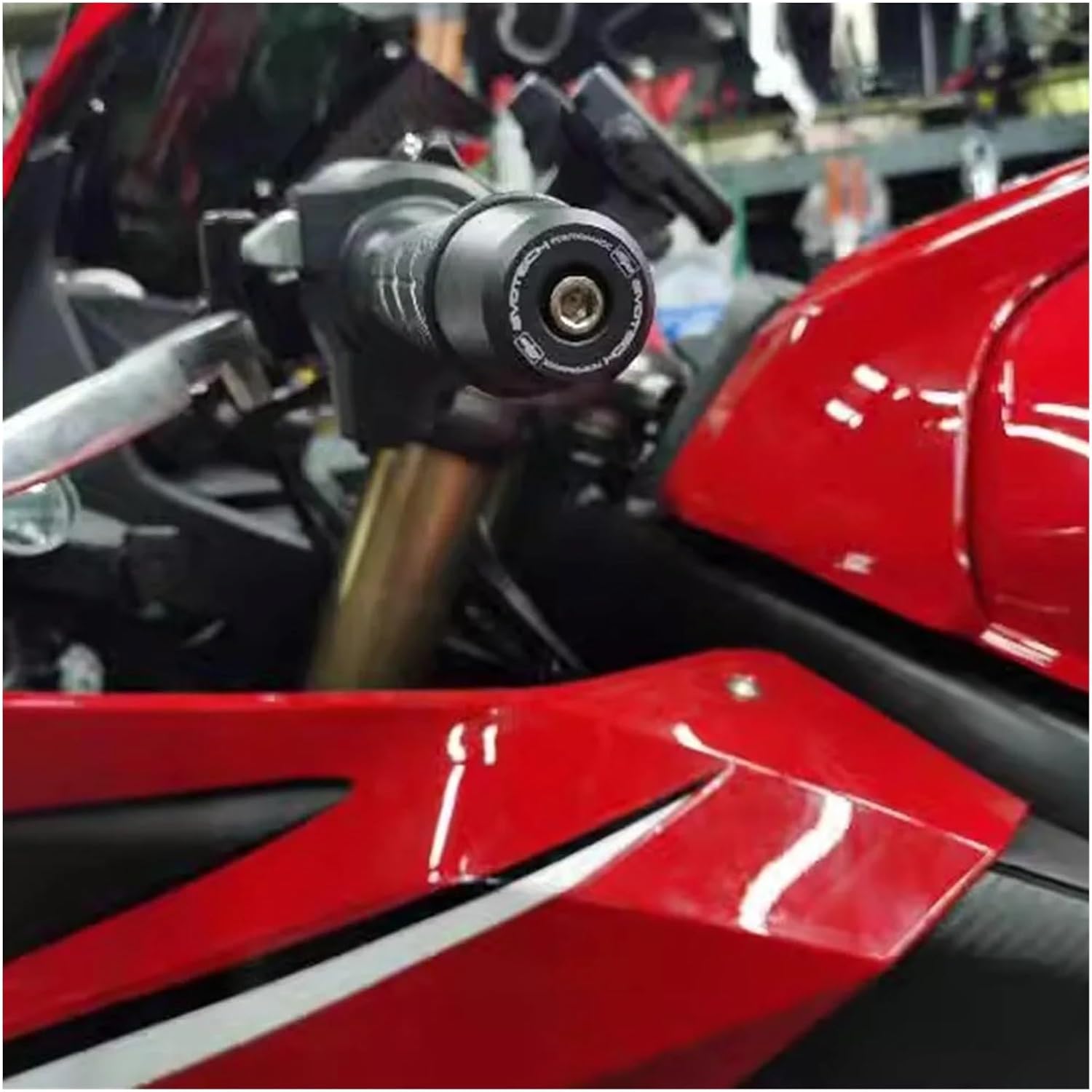 Motorcycle Handle Bar Ends Plug Grips Handlebar Plug Caps Slider 7/8'' 22mm Fit for Kawasaki Fit for Ninja Zx4r ZX-4RR 2023(Gold A)