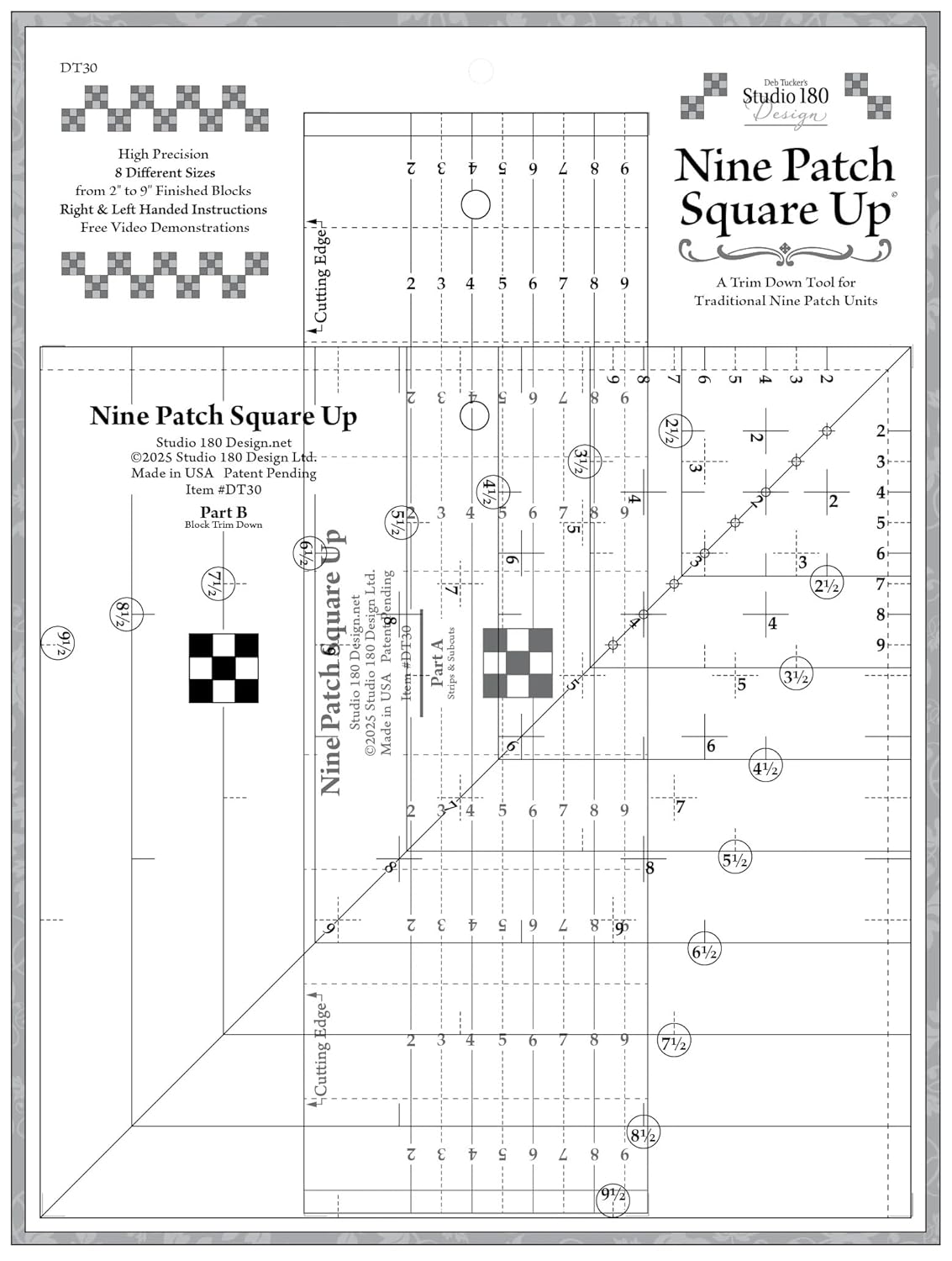 Deb Tucker's Studio 180 Design Nine Patch Square Up