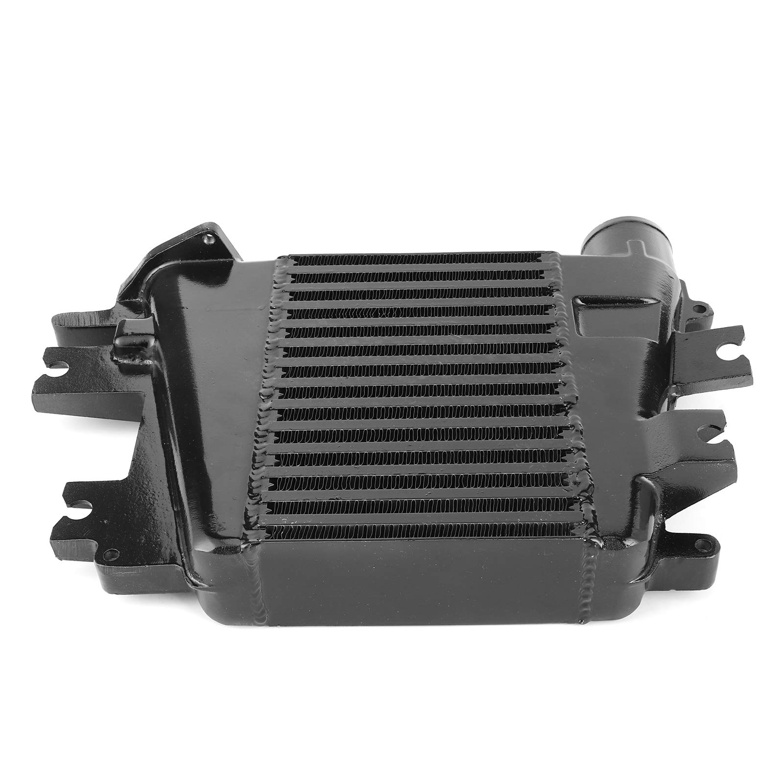 Acouto Intercooler turbo, prestazioni elevate, installazione semplice, universale per GU Y61 ZD30 3.0L, lega di alluminio T -6061, nero