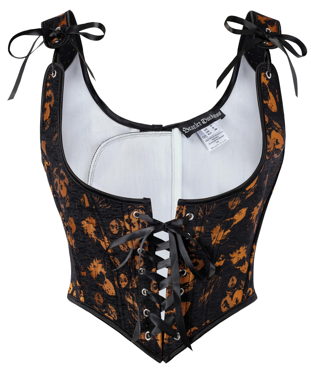 Scarlet Darkness Corset Tops for Women Renaissance Underbust Corsets