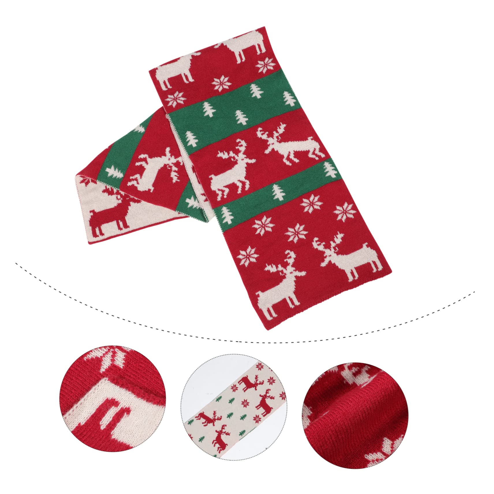 GALPADA 4pièces Écharpe Avec Motif De Renne De Et Garçon Fille Accessoire Et Pour Hiver