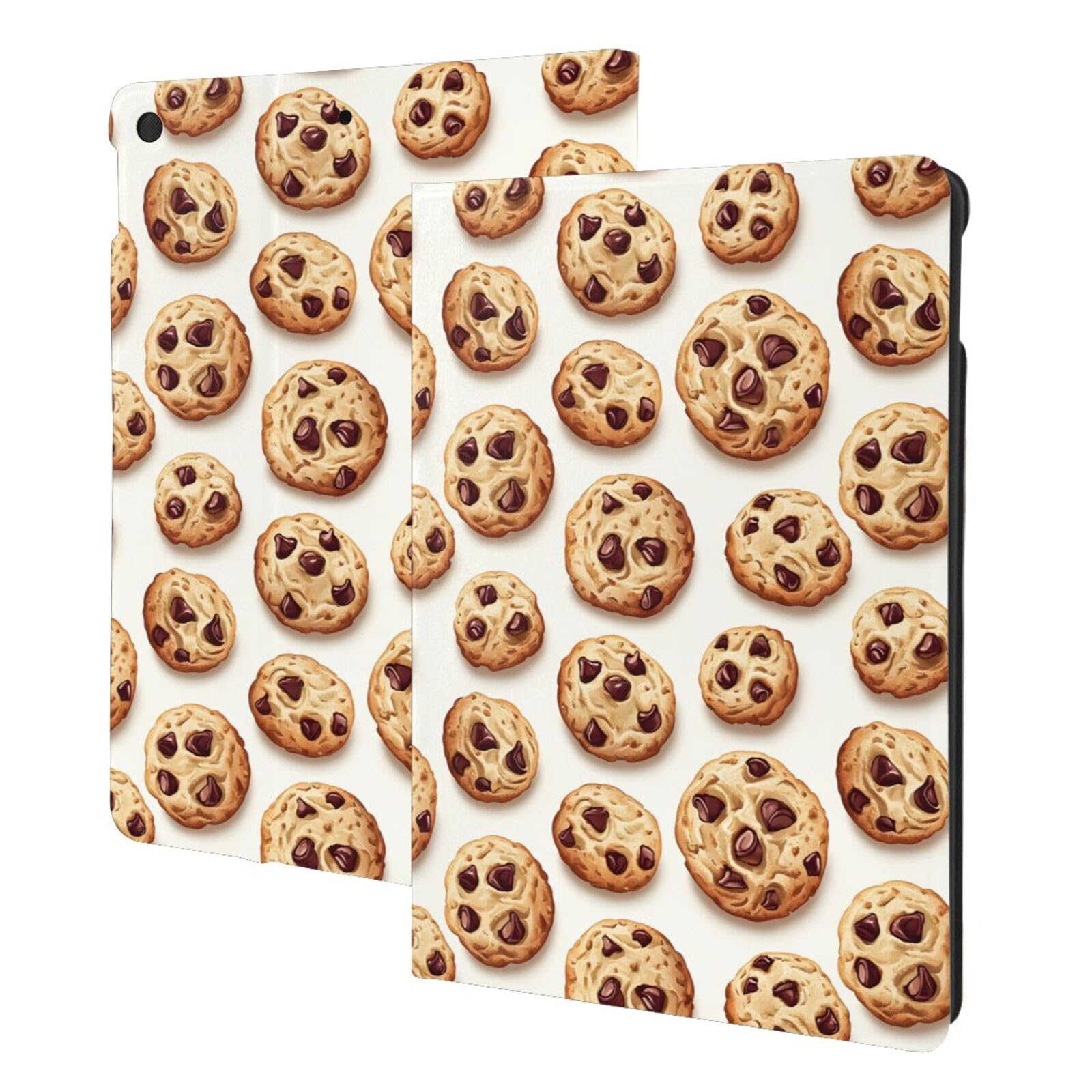Étui iPad 10.2 compatible iPad 9/8/7e génération avec support folio motif biscuits - 6