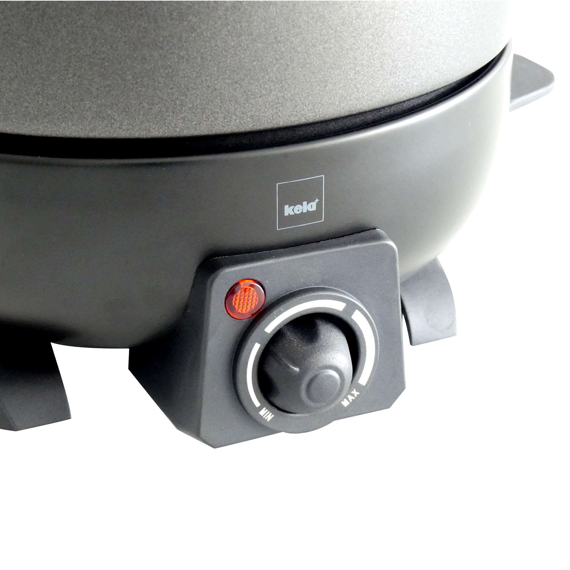 kela Elektrisches Fleischfondue Set 9tlg Fondueset für 6 Personen SIMPLON Käsefondue Schokofondue 800W