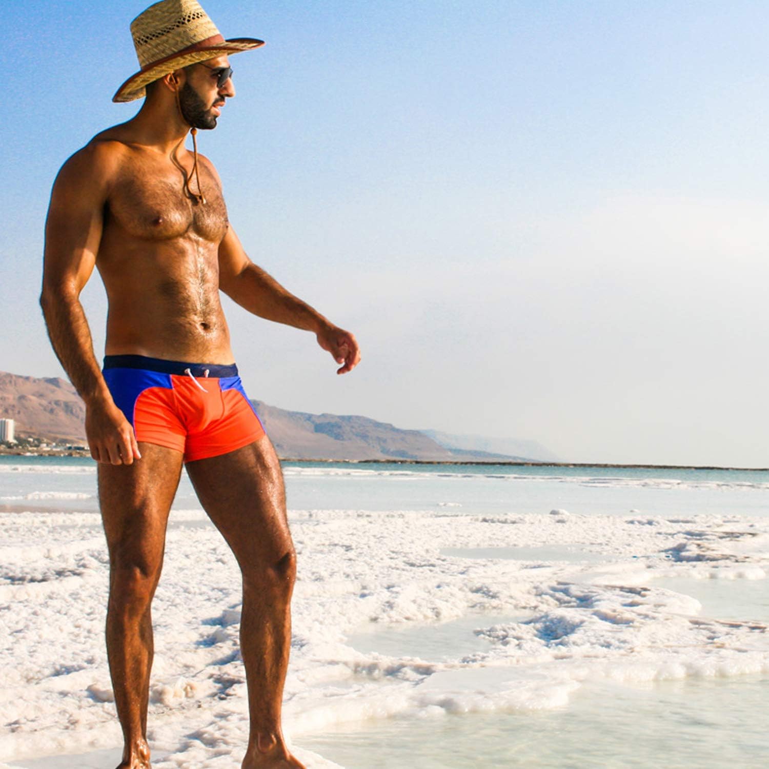 Taddlee Swimsuits Men's Swim Boxer Trunks Sexy Swimwear Square Cut Board Shorts - Image 3