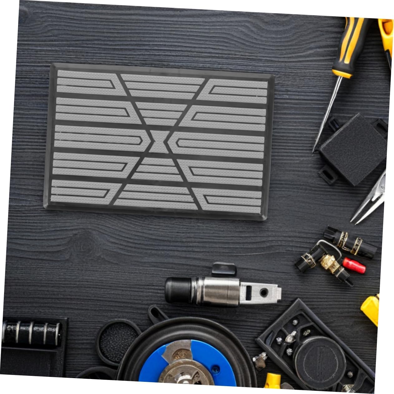 2pcs Car Pedal Pad Repair Patch - Floor Mats for Vehicle Interior Easy Peel and Stick Installation and Wear-Resistant Compatible Car Models