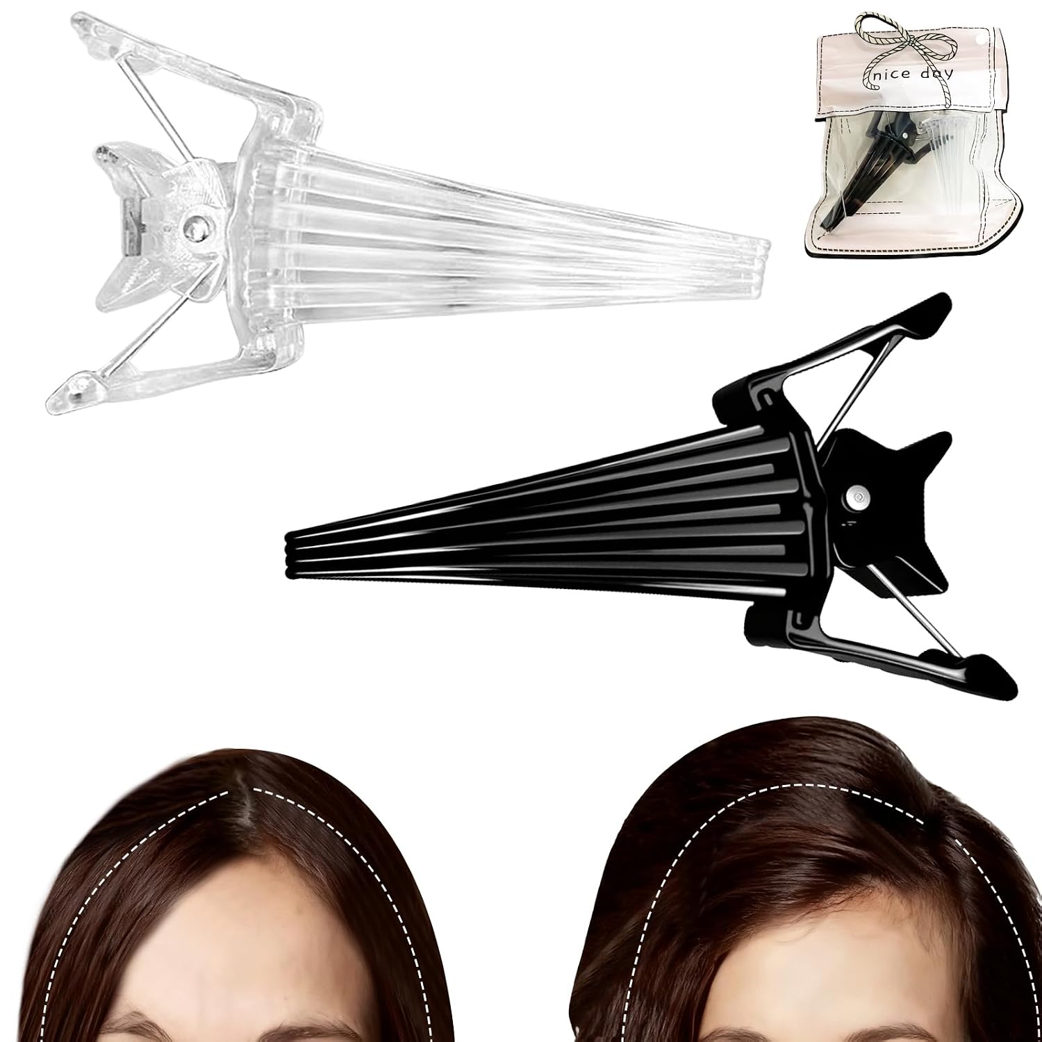 Volumizing Hair Clips & Rollers - Instant Volume Tools