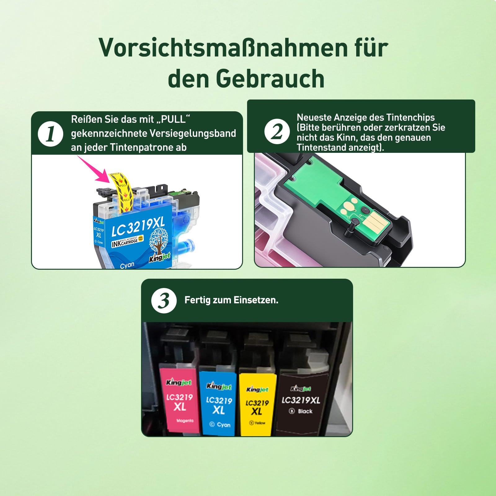 4er LC3219XL Druckerpatronen Ersatz Für Brother LC Produktbild-Vorschau 4