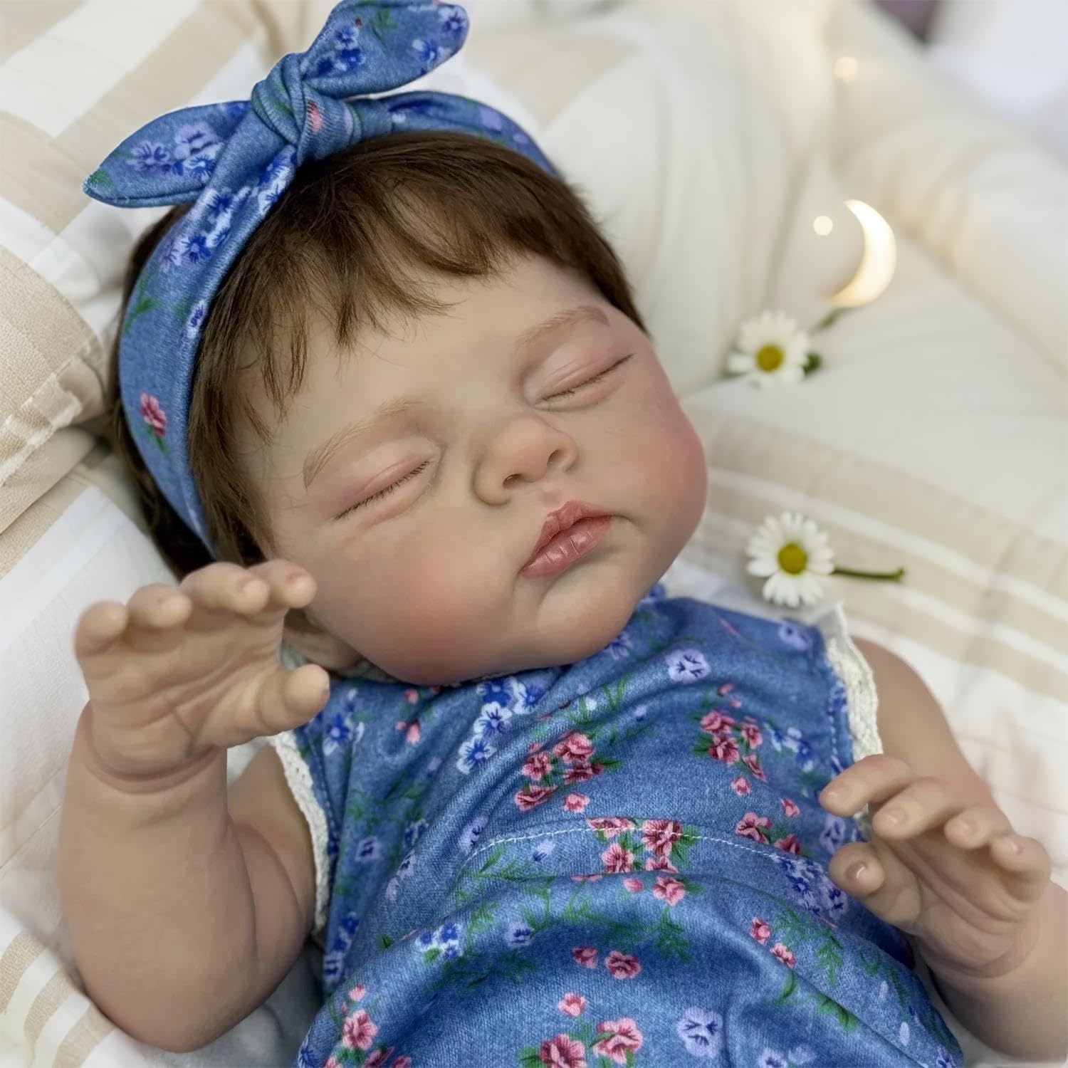 Pinky Reborn 46 cm Reborn Baby Doll 18inch Newborn Toddler Real