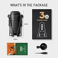 Vista 7 de STARESSO PLUS SP300 Espresso Machine, Manual Portable Coffee Maker Compatible Ground Coffee with Pressurized Filter, Espresso Maker for Home Travel