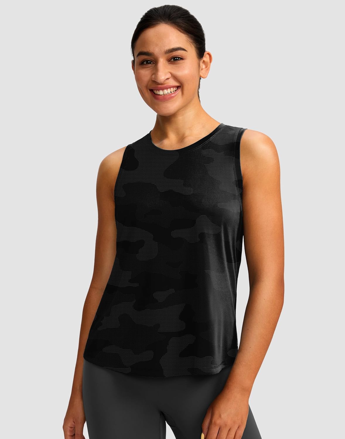  Women's Workout Tops Racerback Athletic Tank Tops thumbnail