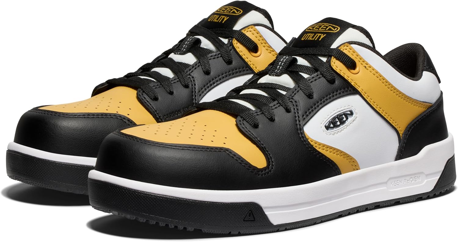 KEEN Utility Mens Overton Low Height Composite Toe Lightweight Durable Work Sneakers - Image 2